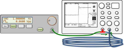 Cable_Delay_Measurement-Oscilloscope