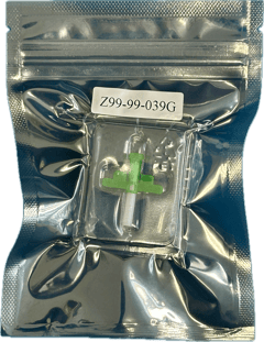 Individual field replaceable APC ferrule for VeEX's optical connector protector