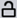 File unlocked icon (open padlock)