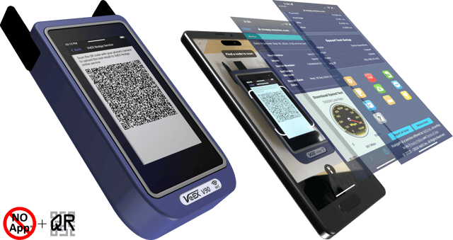 VeEX PX90 NoApp QR Code results transfer