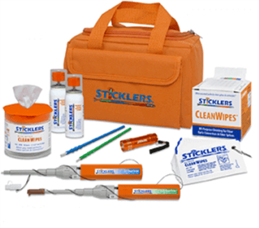 Fiber optics connector cleaning kit - Stickler™ mage courtesy of MicroCare™