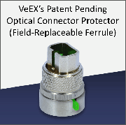 VeEX's Optical Connector Protector replaceable ferrule procedure (animated sequence)