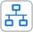 Provides access to the LAN configuration menu