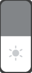 Screen backlight brightness control widget