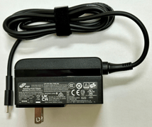 USB-C Power Delivery (PD) charger with permanently attached USB-C cable