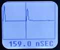 Typical open ended pulse reflection