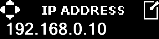 IP Address (192.168.0.10) inv